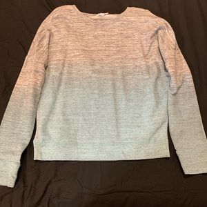 Grey and blue ombré long sleeve               Size: XL